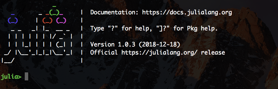 Julia REPL